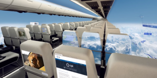 FOTO VIDEO Cum vor arata avioanele fara geamuri