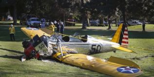 Harrison Ford, ranit intr-un accident de avion