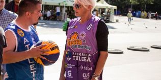 Fosta mare handbalista Ramona Farcau a jucat baschet la Tulcea Street Play