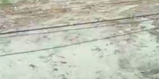 VIDEO Imaginea dezastrului. Cum se formeaza viitura pe un rau de munte